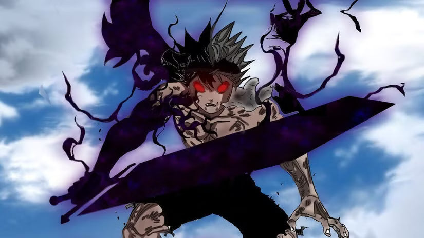 Asta in Black Asta demon form from Black Clover