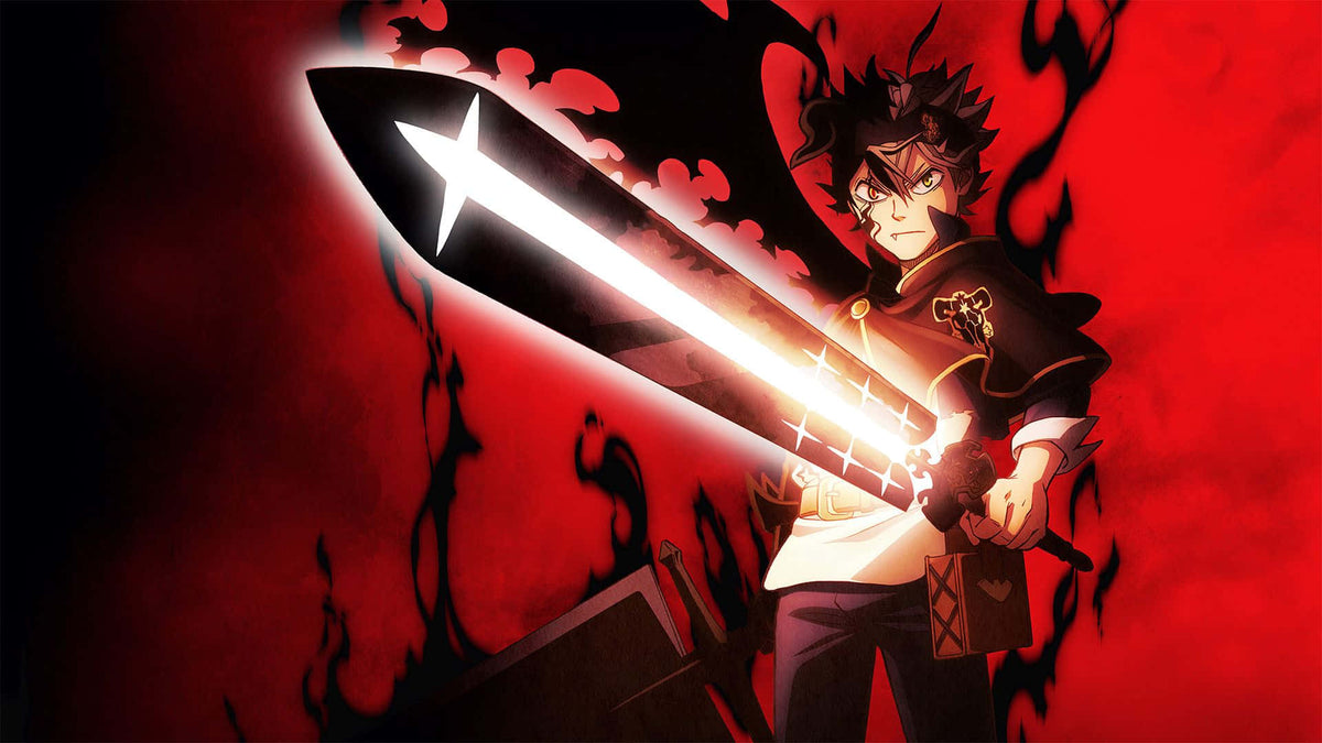 Asta from Black Clover holding his Demon-Slayer Sword