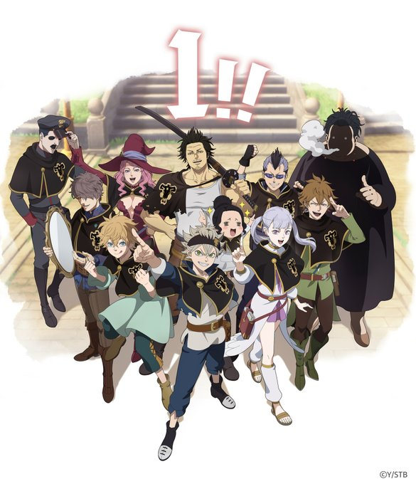 The Black Bulls squad from Black Clover