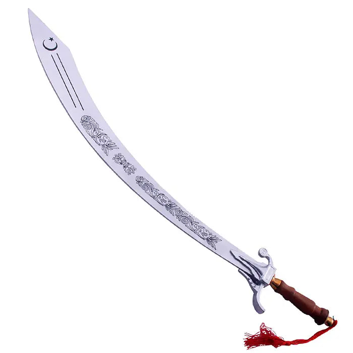 Belly Dance Dragon Scimitar Sword Silver Finishing