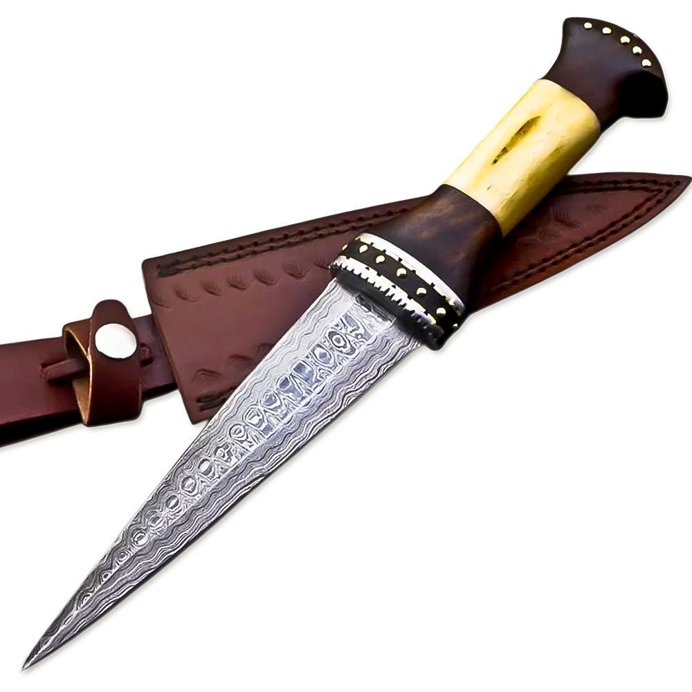 Dagger Bone Rosewood Handle Collectible 13 Inch