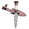 Dagger Stag Antler Bone Handle Collectible 10 Inch
