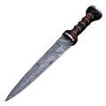 Gladiator Dagger Rosewood Handle Double Edge 15 Inch