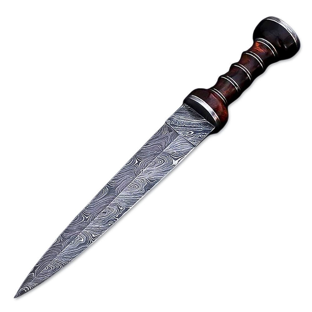 Gladiator Dagger Rosewood Handle Double Edge 15 Inch