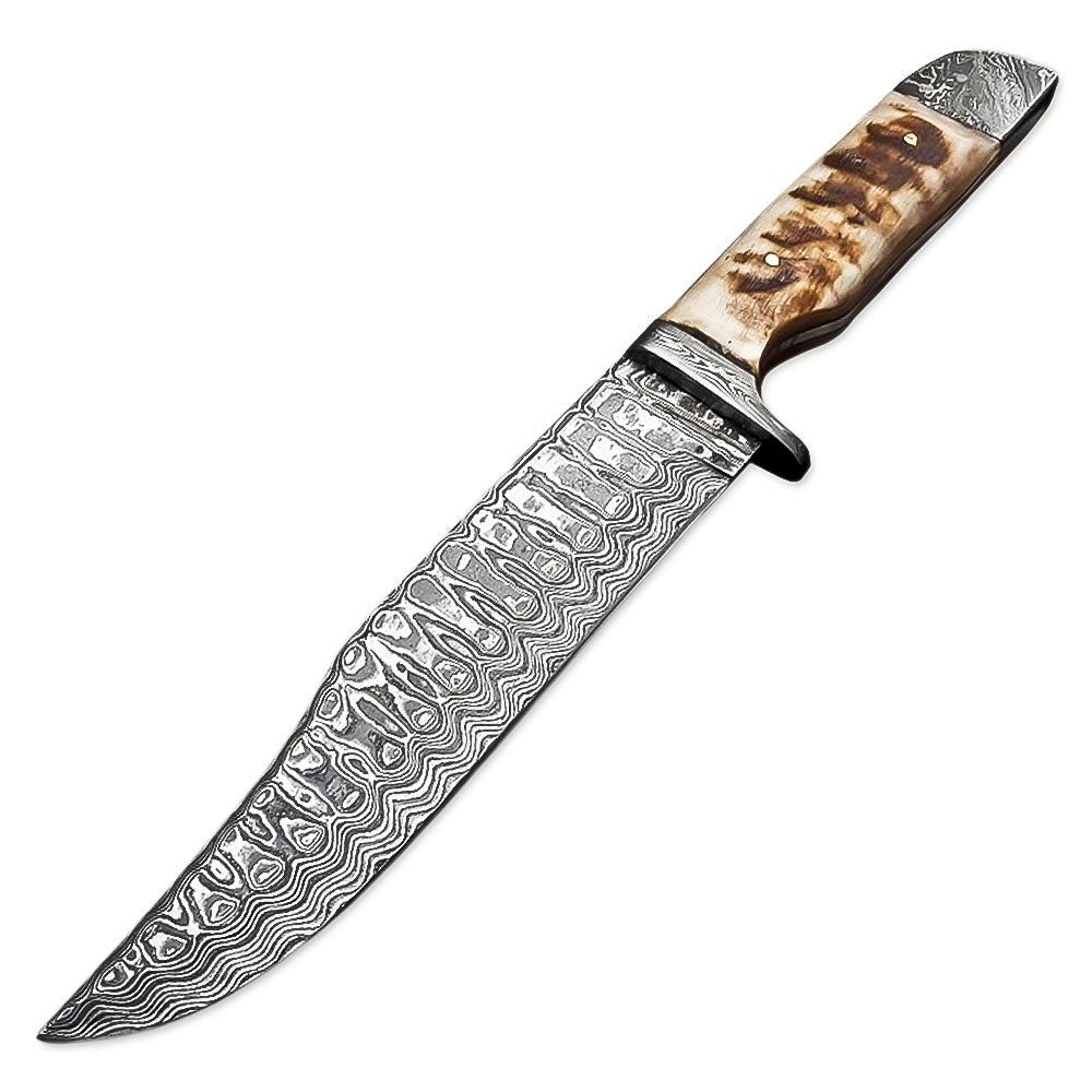 Full Tang Bowie Knife Ram Horn Hunting 12 Inch