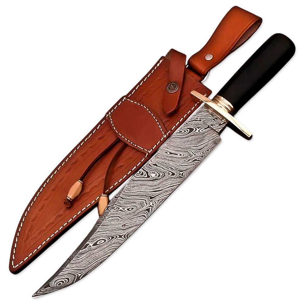 Hunting Bowie Knife Micarta Handle Fixed Blade 15 Inch
