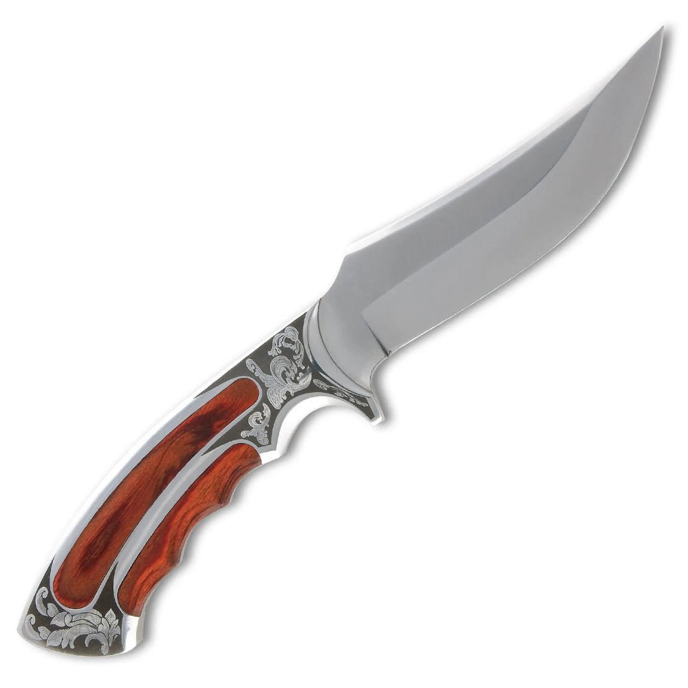 Bushcraft Skinner Knife 10 Inch Wood Handle