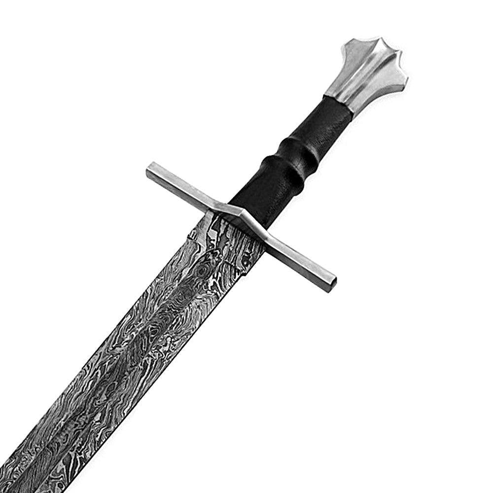 Medieval Templar Sword Crusader Replica With Sheath