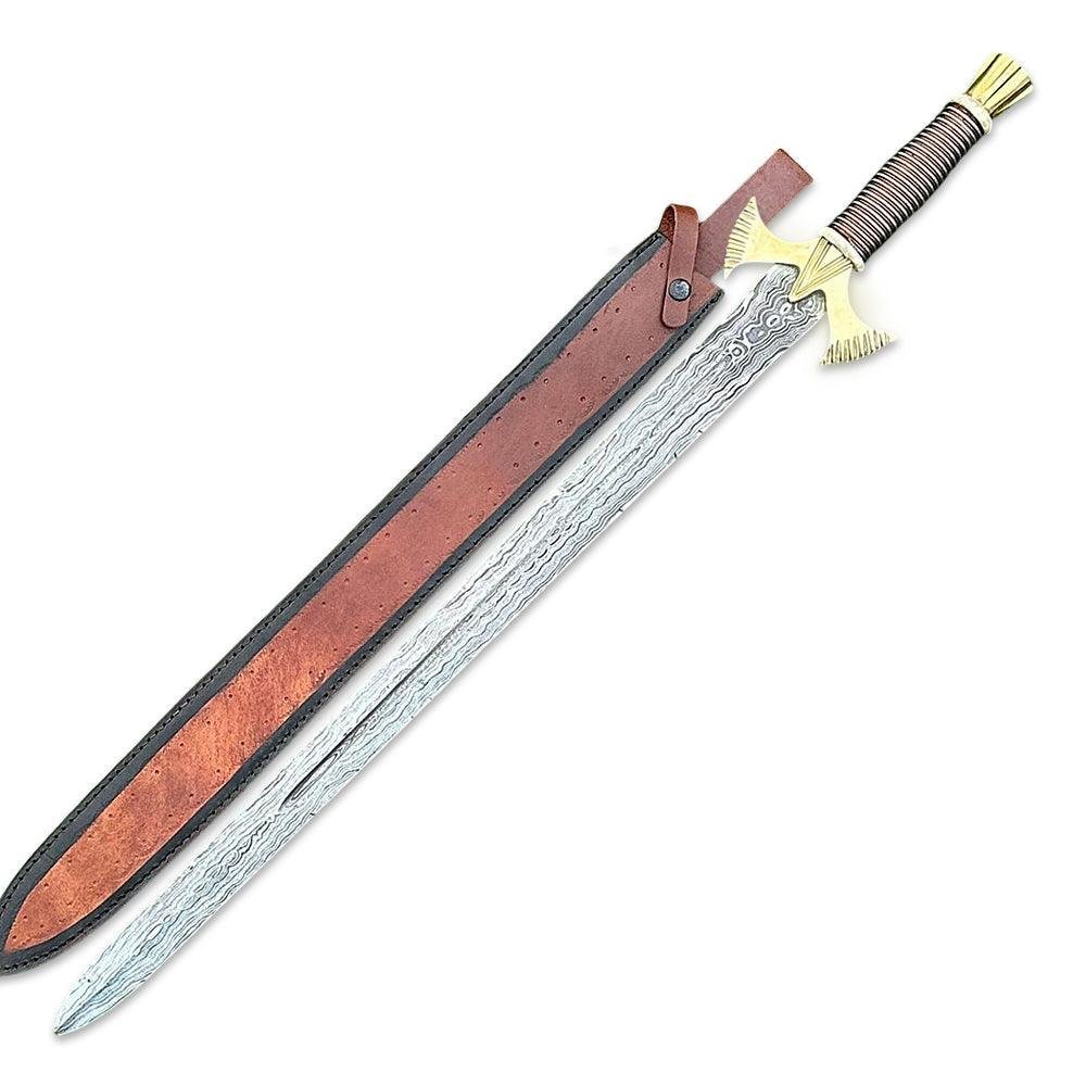 Combat Hunting Long Sword Double Edge Handmade