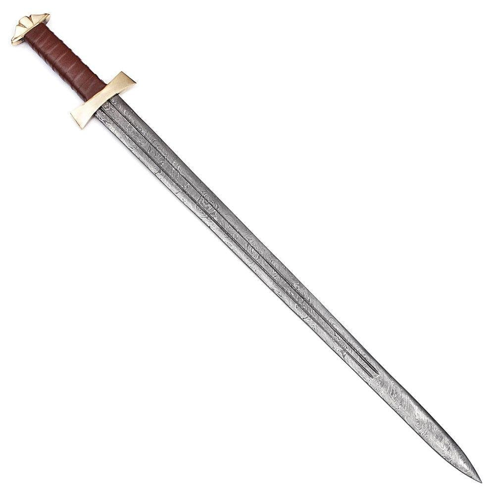 Viking Warrior Sword Norse Battle Replica With Sheath