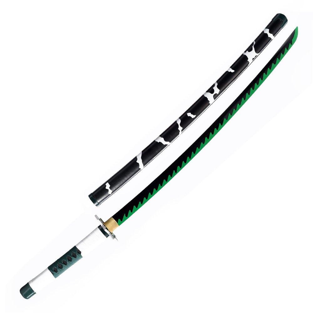 Sanemi Shinazugawa Green Nichirin Katana Sword