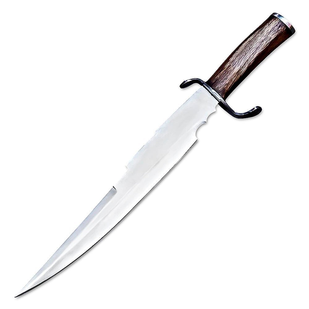 Bowie Knife 17 Inch Rosewood Handle With Sheath