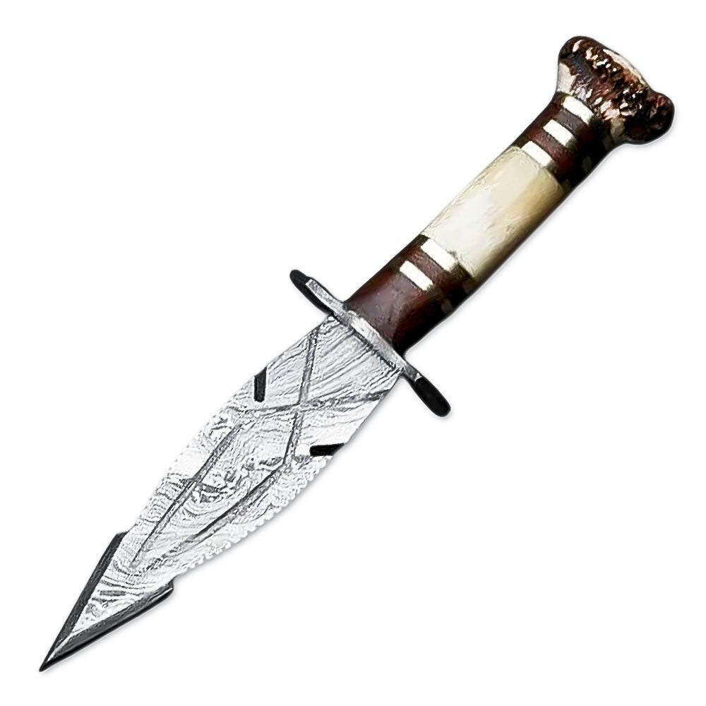 Dagger Stag Antler Bone Handle Collectible 10 Inch