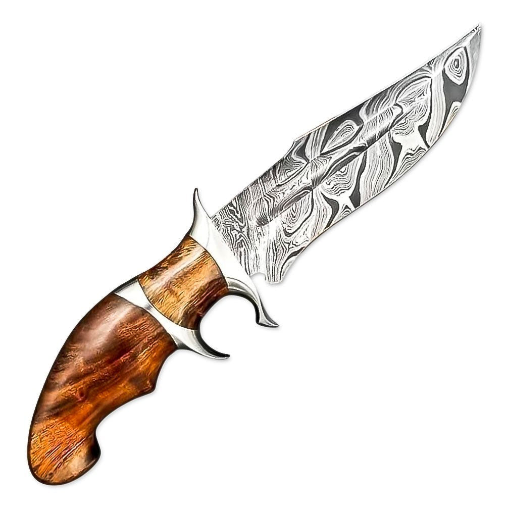 Bowie Knife Rosewood Handle Hunting 10 Inch
