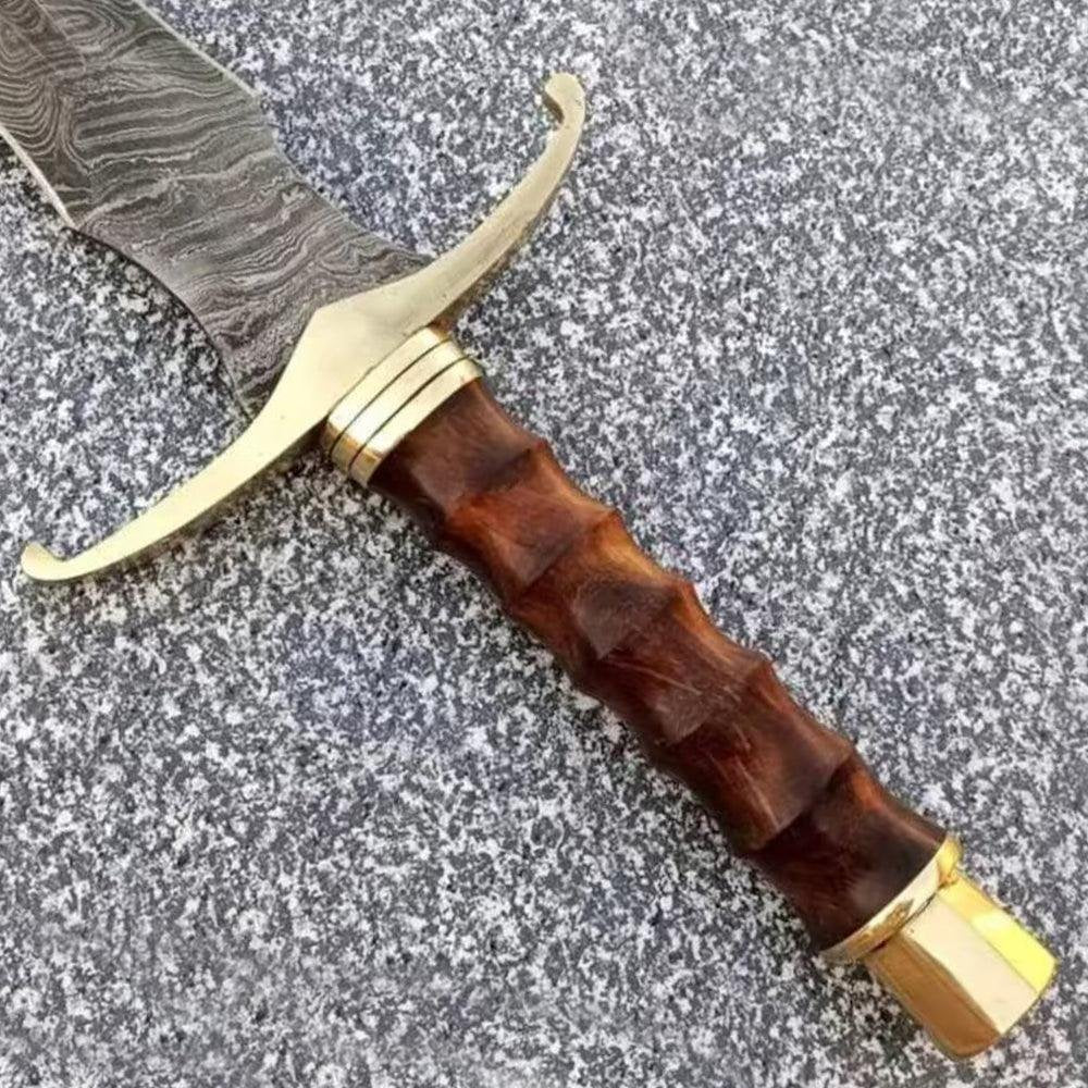 Battle Sword Medieval Collectible With Leather Sheath