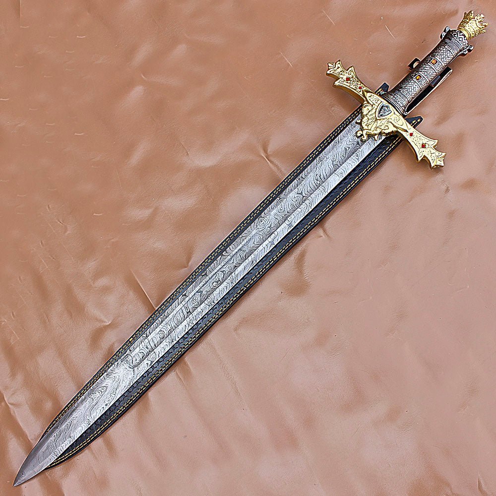 Medieval Crusader Sword Knight Replica Handmade 40 Inch