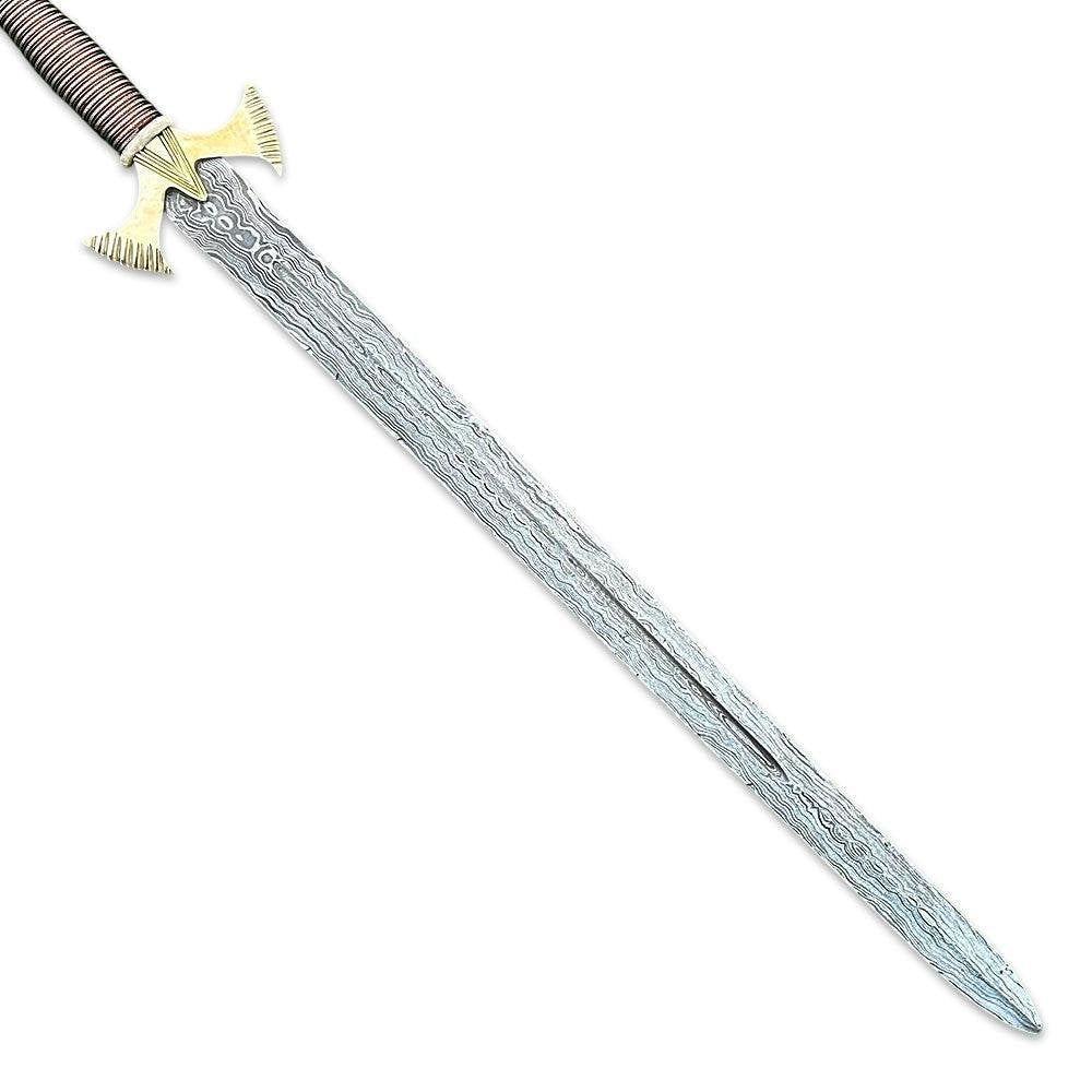 Combat Hunting Long Sword Double Edge Handmade