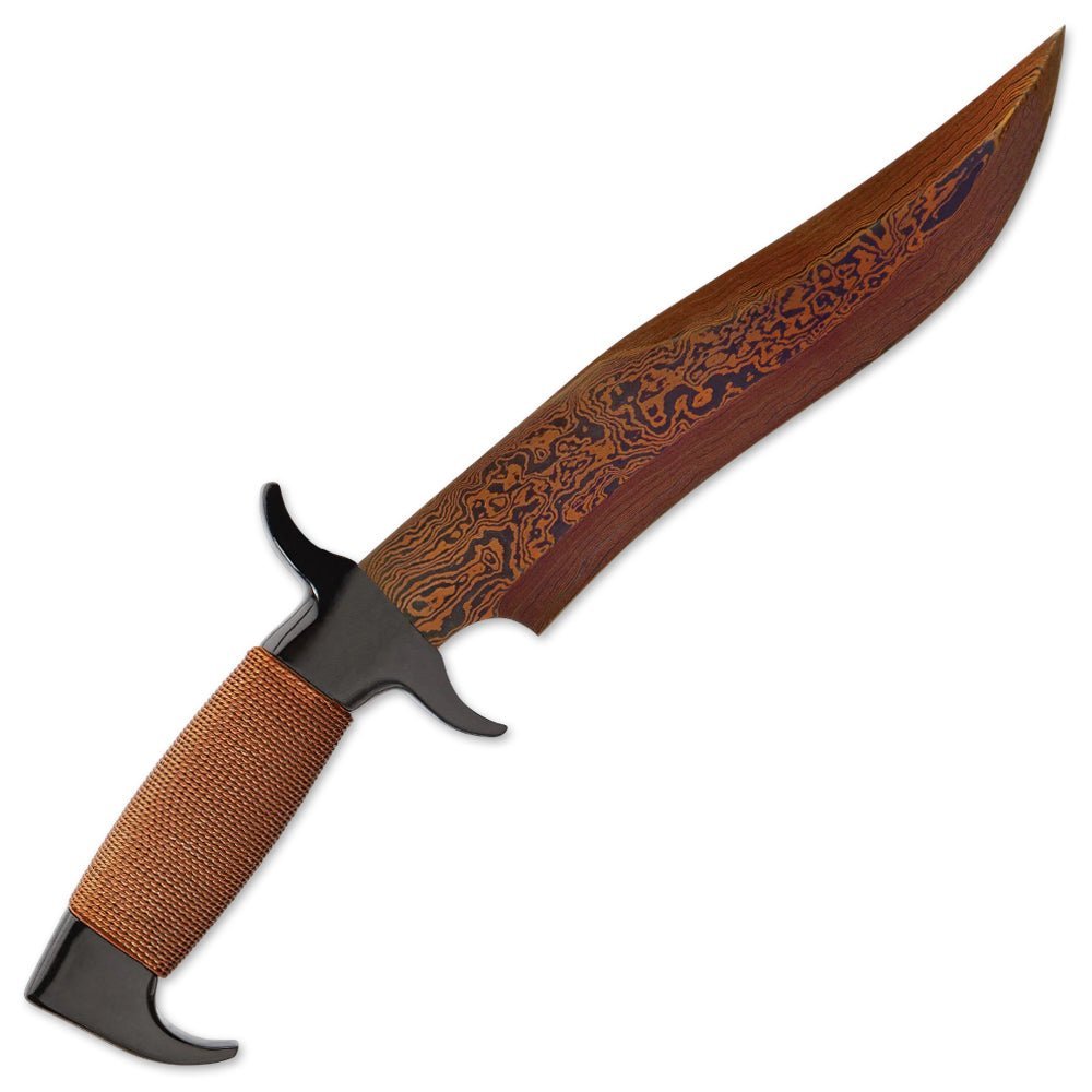 Bowie Knife Wire Wrapped Handle Hunting 13 Inch