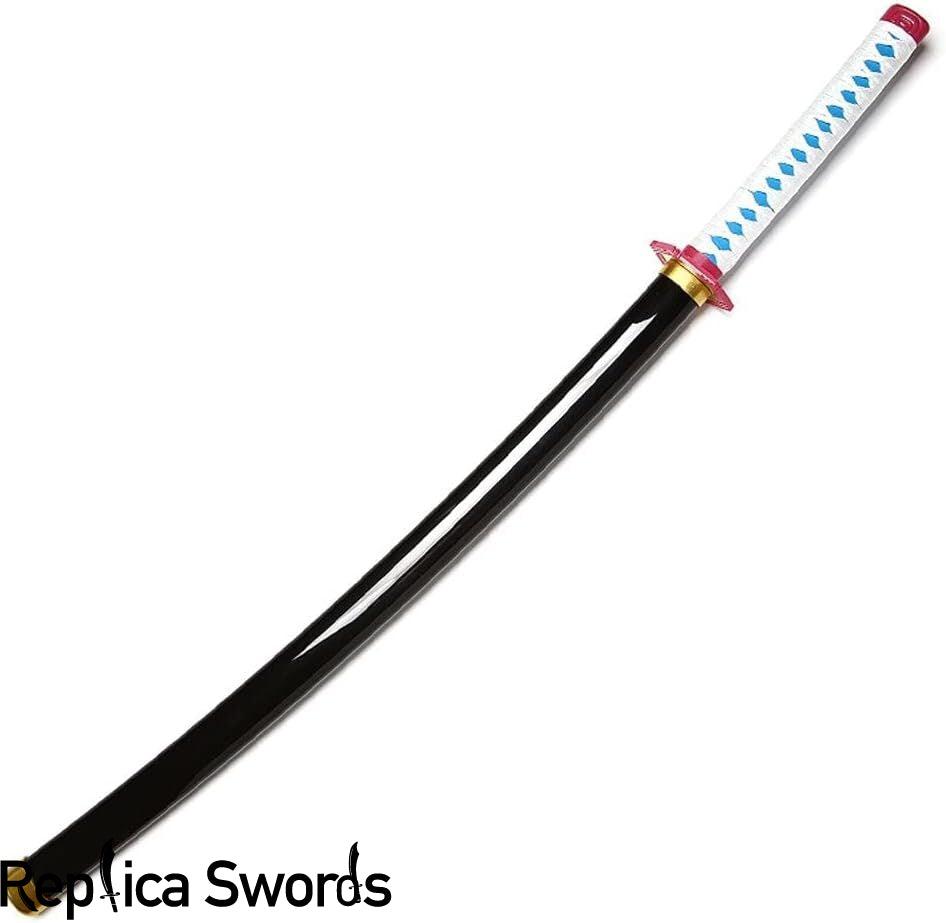 Giyuu Tomioka Sword - Blue Nichrin Blade - Demon Slayer Katana Props