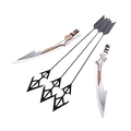 RWBY Cinder Fall Three Arrows &Two Swords Replica