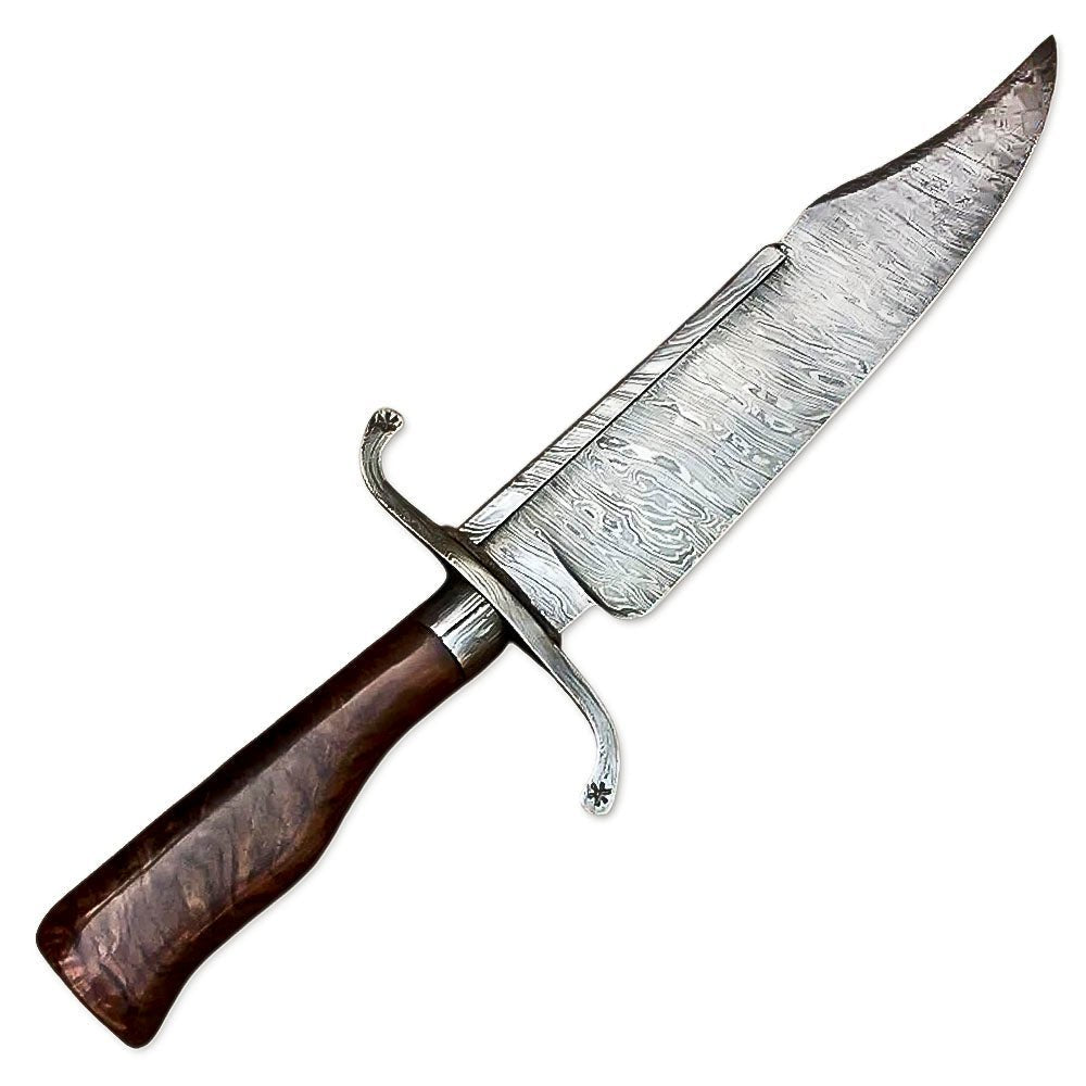 Camping Bowie Knife Rosewood Fixed Blade 15 Inch