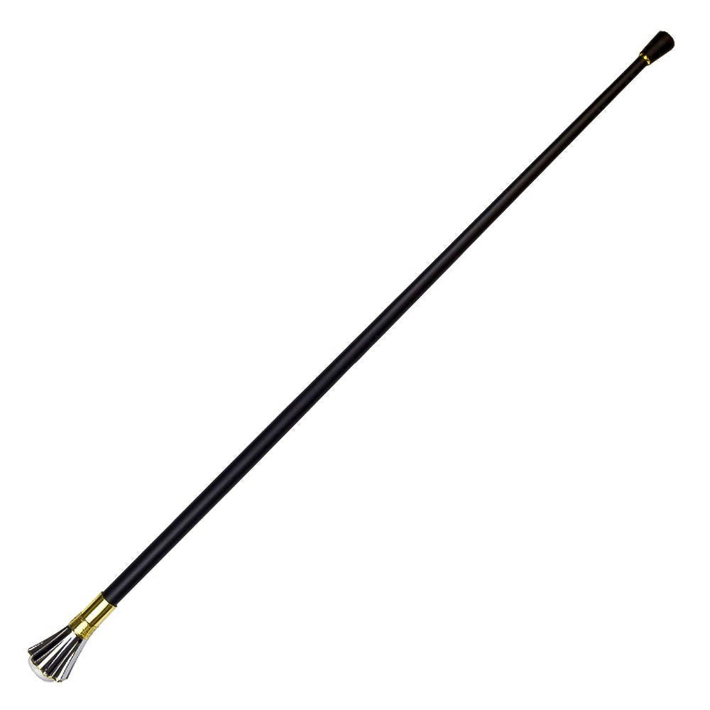 Famille Rose Silver Vase Cane Sword Walking Stick