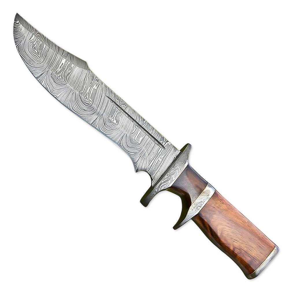 Bowie Knife Rosewood Handle Hunting 13 Inch