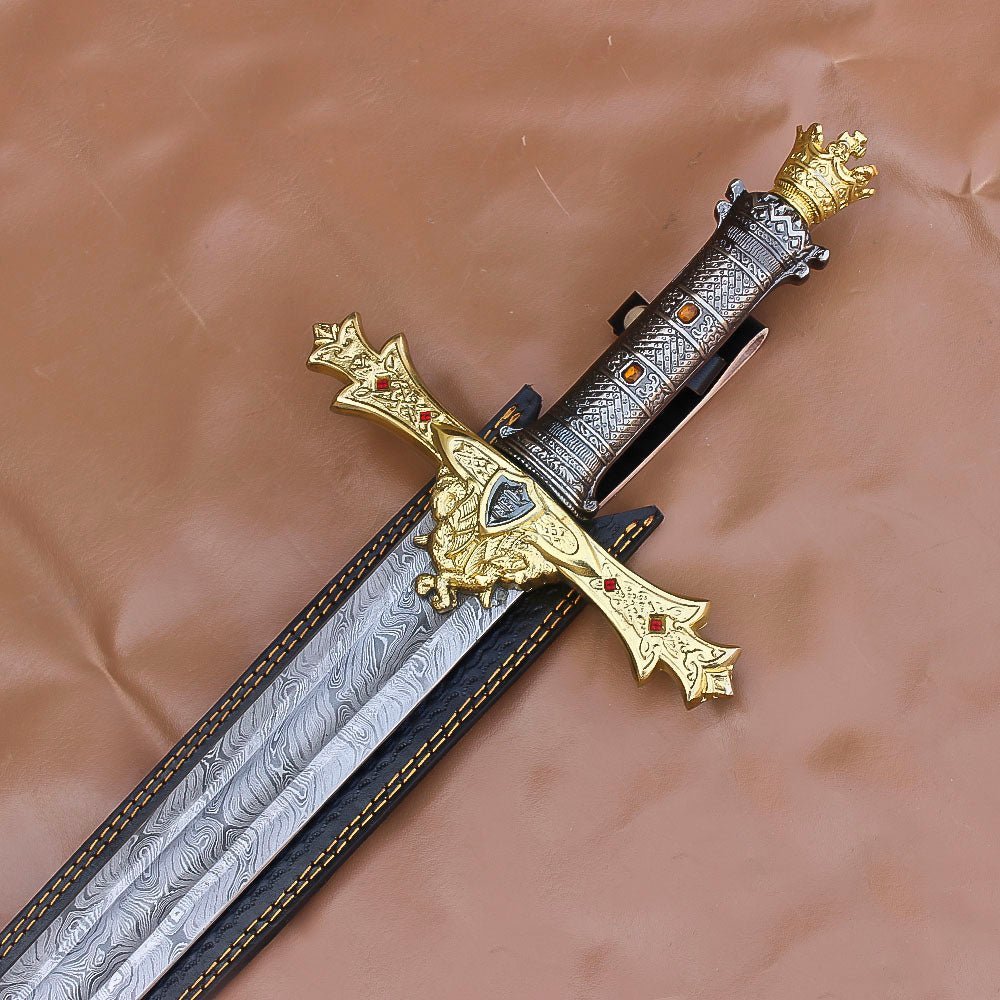 Medieval Crusader Sword Knight Replica Handmade 40 Inch