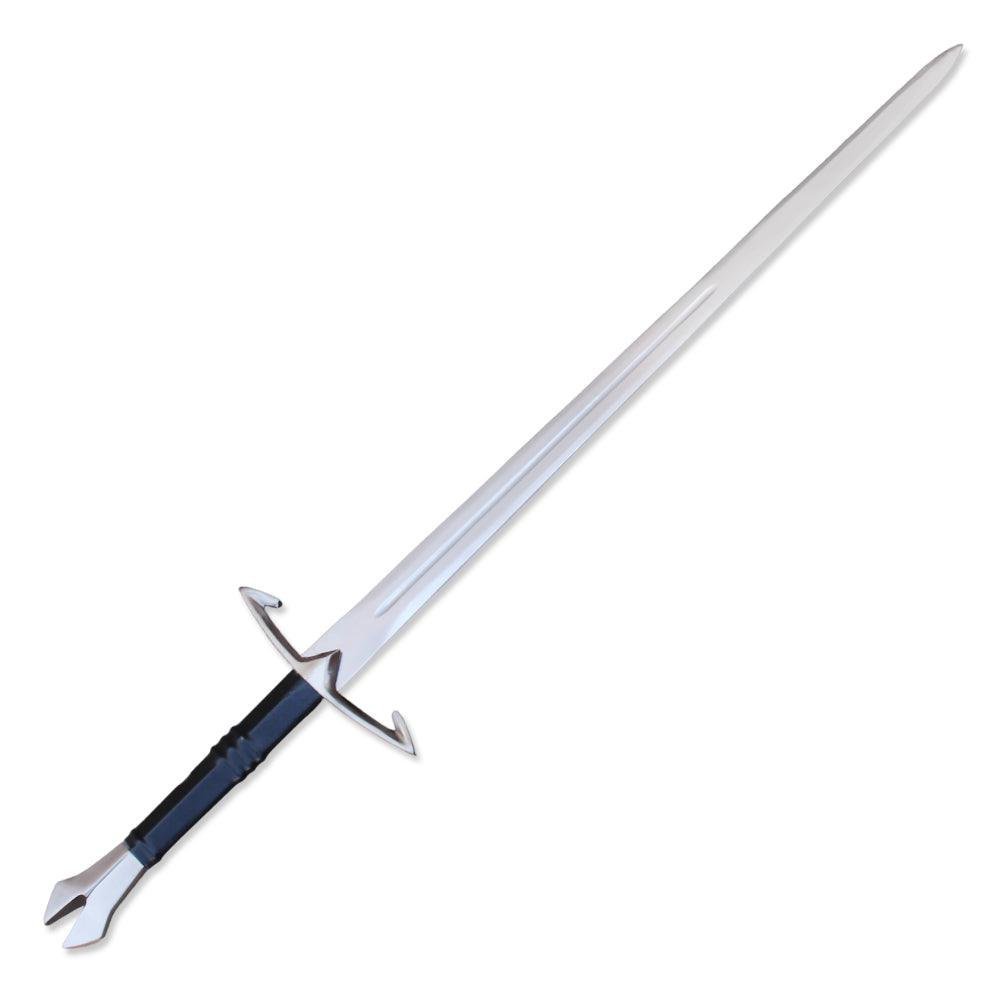 Black Death Gothic Medieval Sword With Leather Sheath