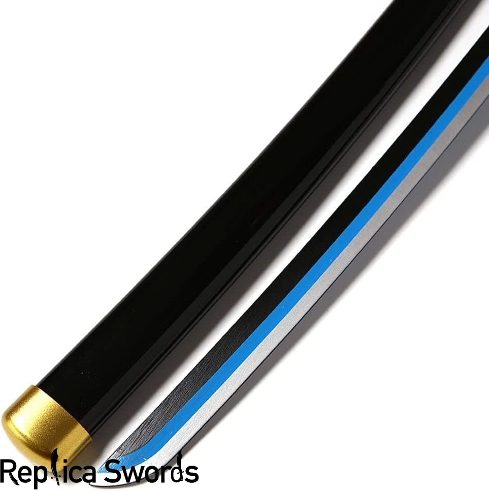 Giyuu Tomioka Sword - Blue Nichrin Blade - Demon Slayer Katana Props