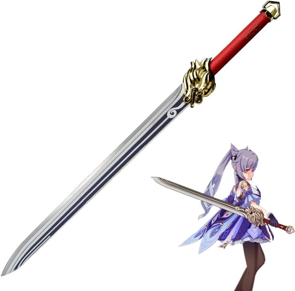 Genshin Impact Keqing Lion's Roar Sword Replica