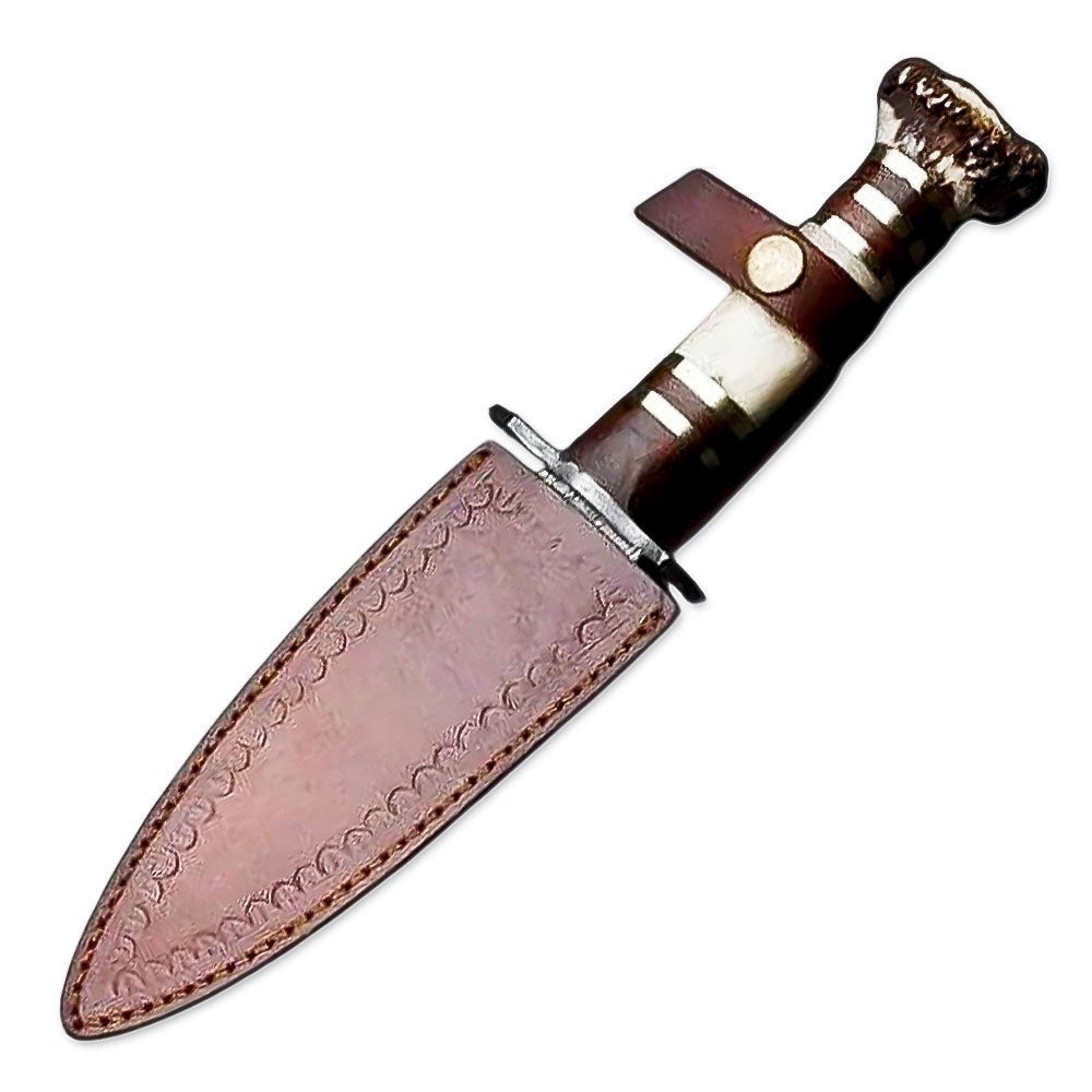 Dagger Stag Antler Bone Handle Collectible 10 Inch