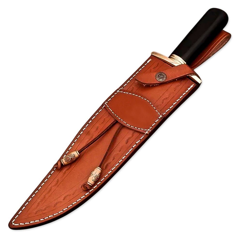 Hunting Bowie Knife Micarta Handle Fixed Blade 15 Inch