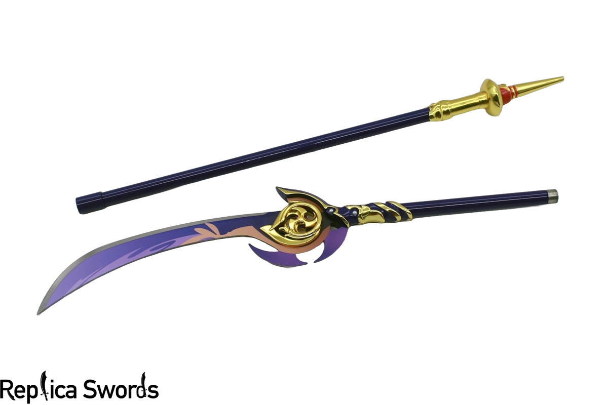 Genshin Impact Raiden Lightning Engulfing Naginata Replica