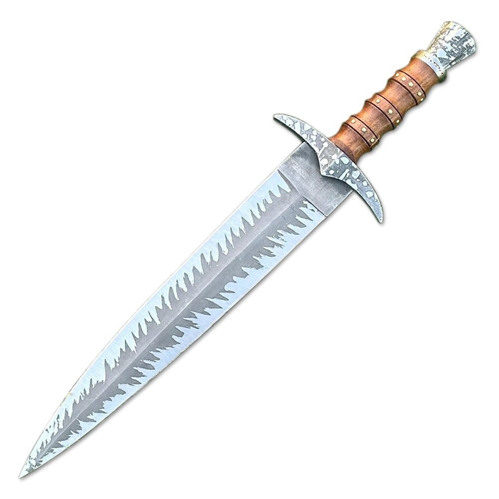 Double Edge Bowie Knife 21 Inch Rosewood Handle