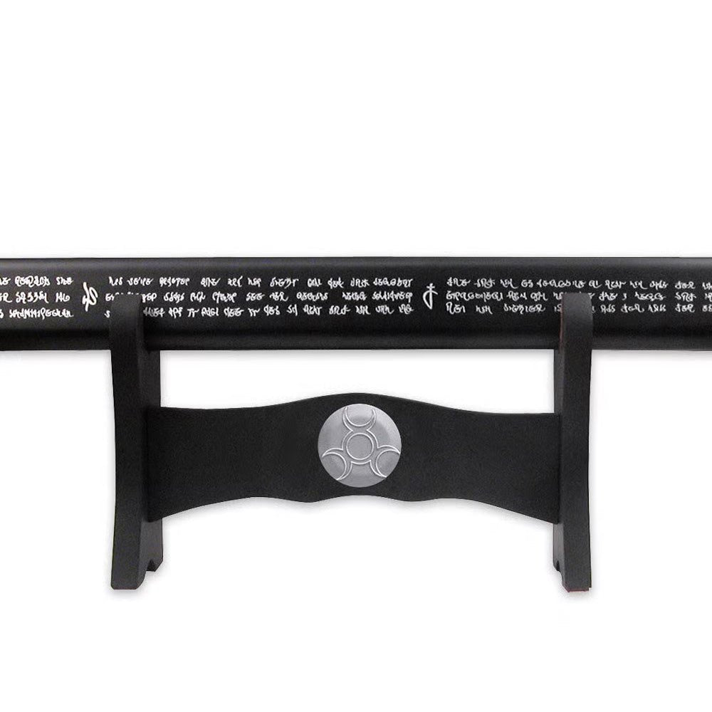 Ultraviolet Triple Edged Sword With Display Stand