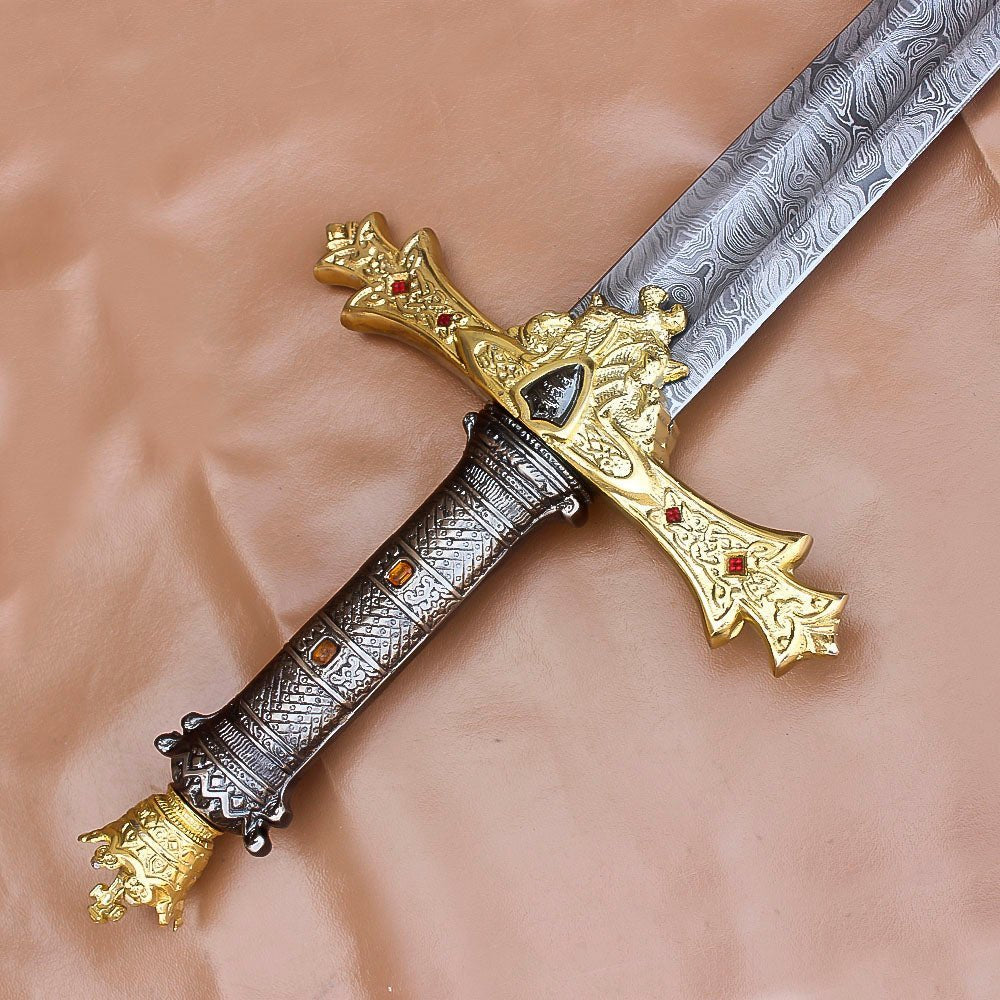 Medieval Crusader Sword Knight Replica Handmade 40 Inch