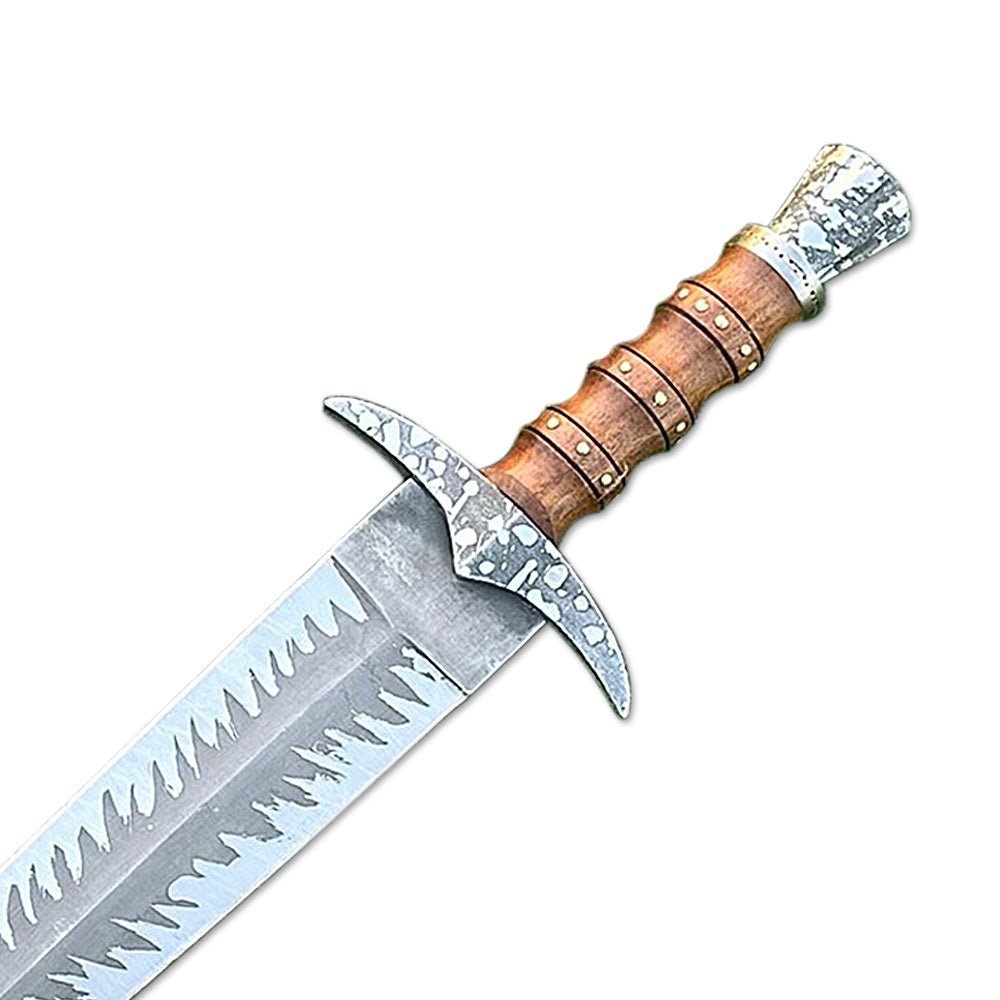 Double Edge Bowie Knife 21 Inch Rosewood Handle