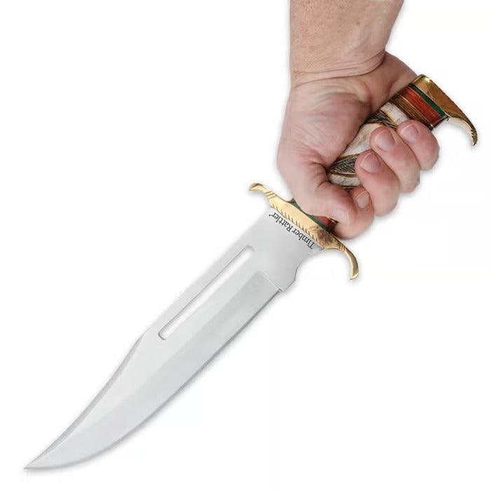 Timber Rattler Southwestern Hunter Bowie Knife