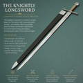 Medieval Knight Longsword Replica Handmade