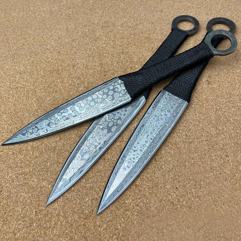 Throwing Kunai Knives Set of 3 Ninja Throwers