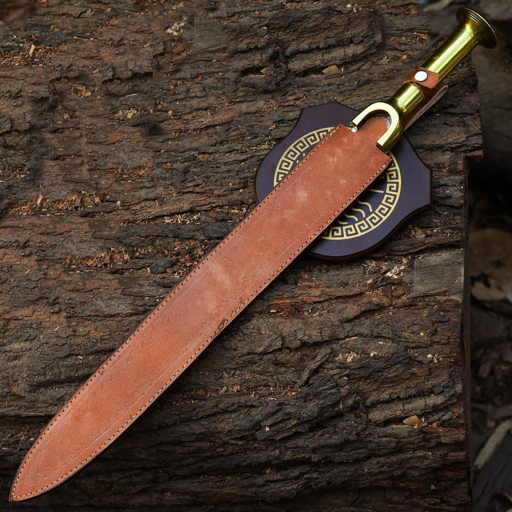 Riptide Backbiter Sword From Percy Jackson With Plaque