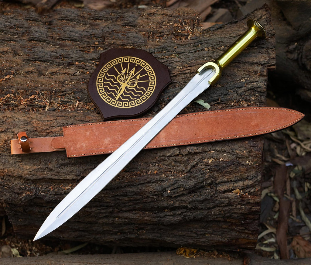 Riptide Backbiter Sword From Percy Jackson With Plaque
