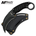MTech Karambit Neck Knife Black G10 Fixed Blade