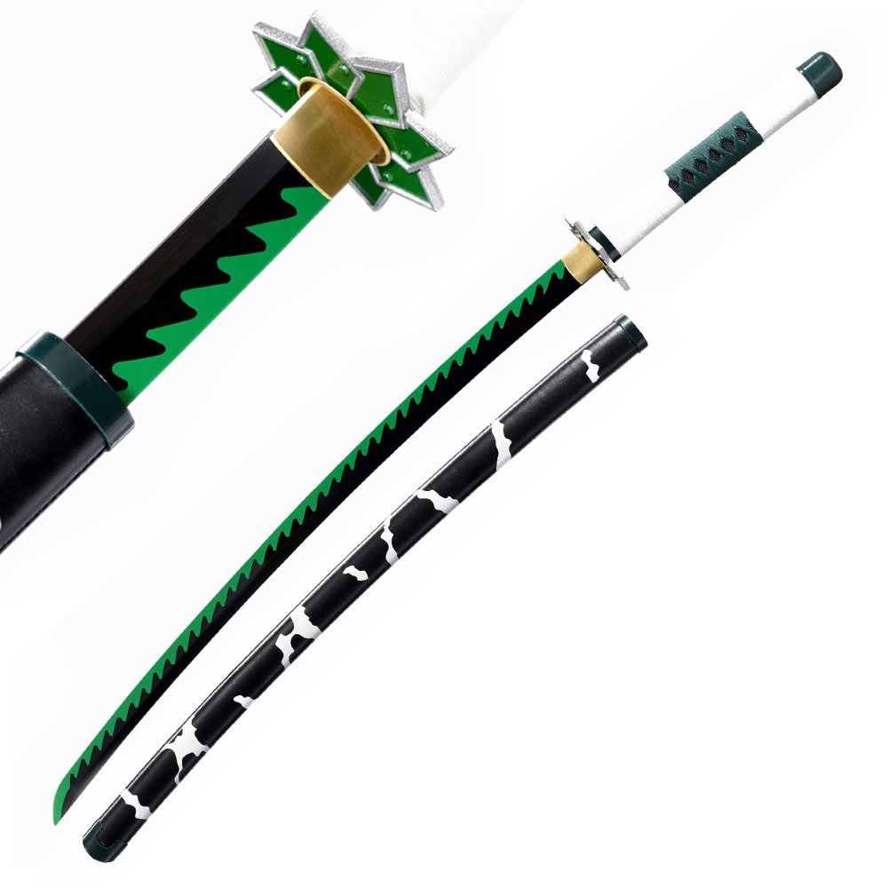Sanemi Shinazugawa Green Nichirin Katana Sword