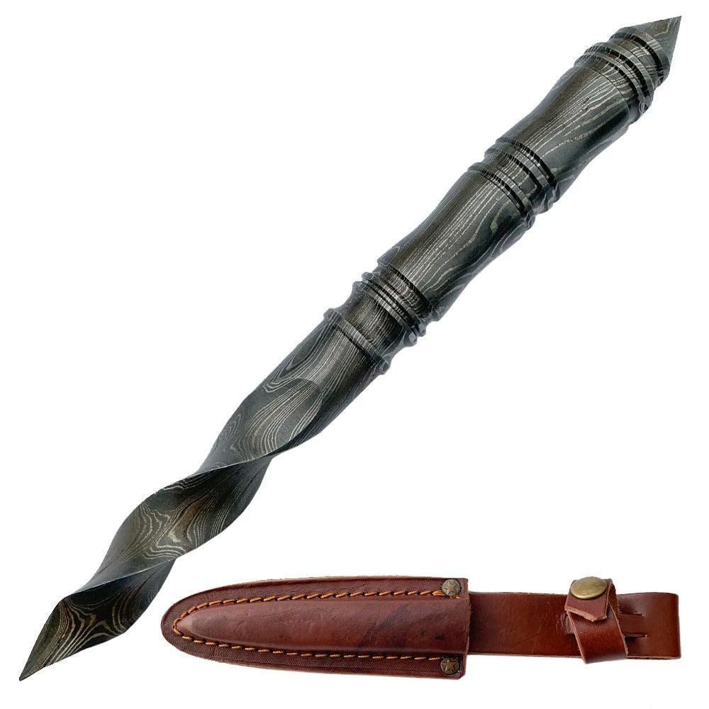 Kris Twisted Blade Dagger Collectible Handmade