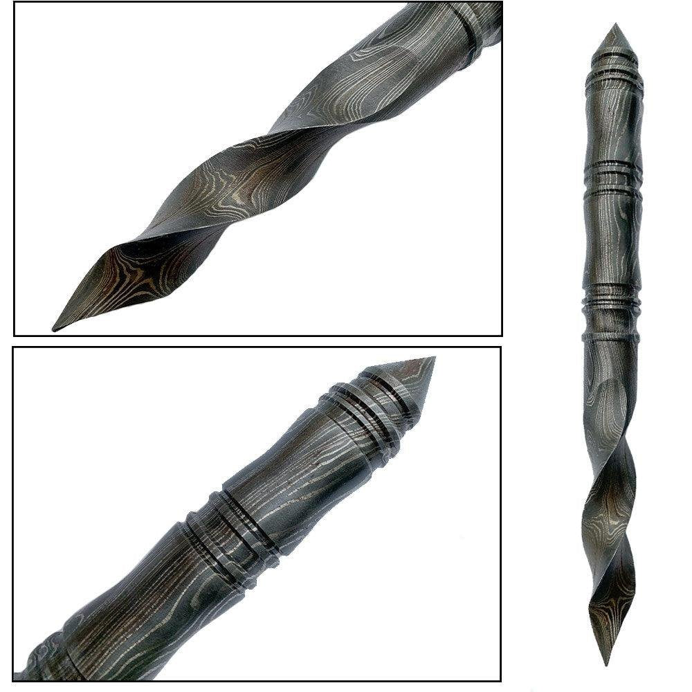 Kris Twisted Blade Dagger Collectible Handmade