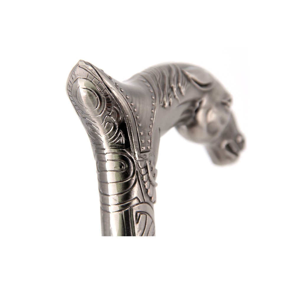 Horse Head Cane Sword Walking Stick Hidden Blade