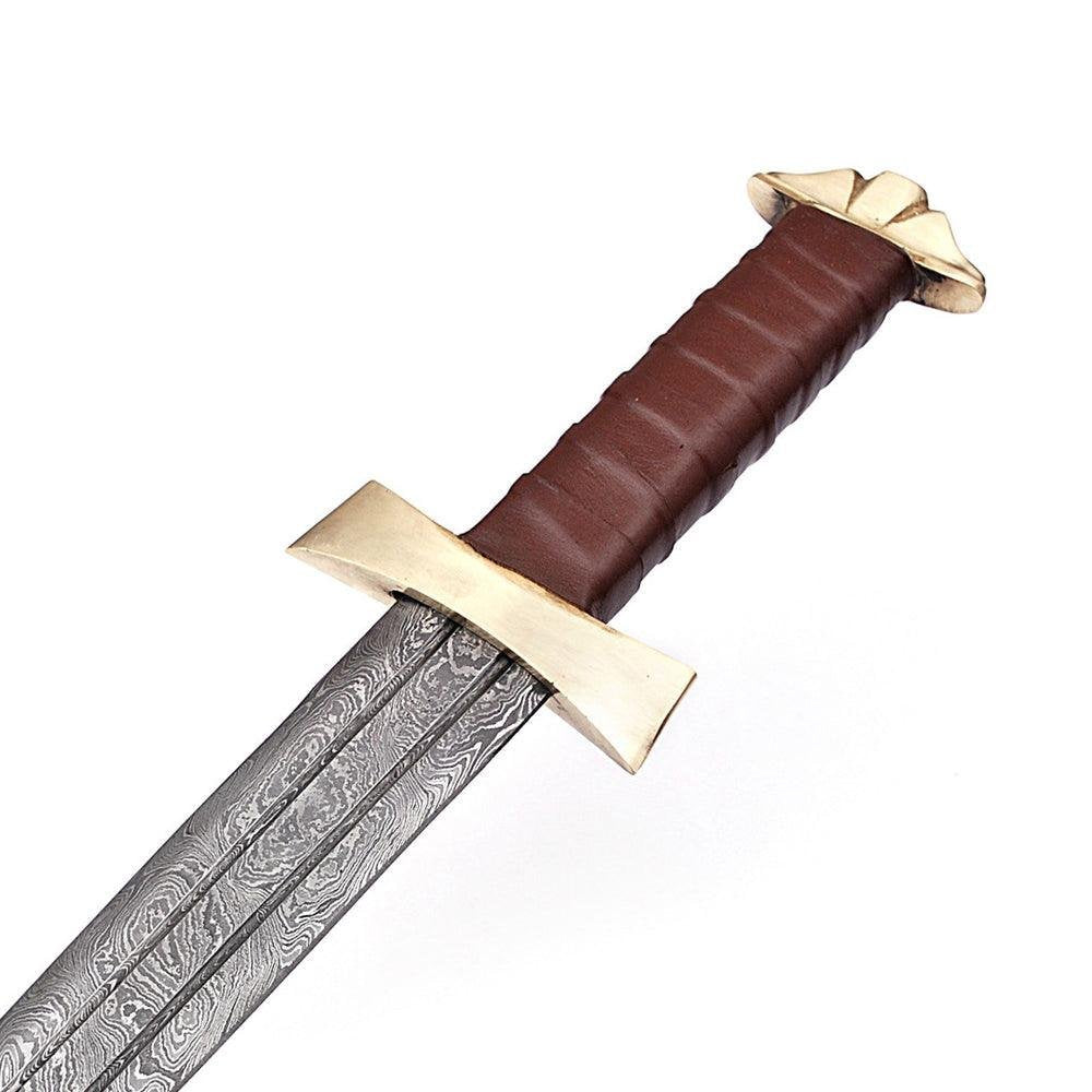 Viking Warrior Sword Norse Battle Replica With Sheath