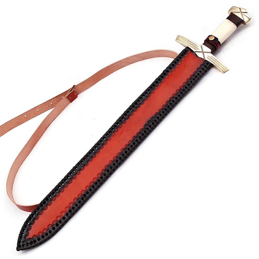 King Pattern Viking Sword Norse Replica Handmade